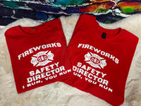 Fireworks safety director