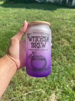 Witches brew glass tumbler